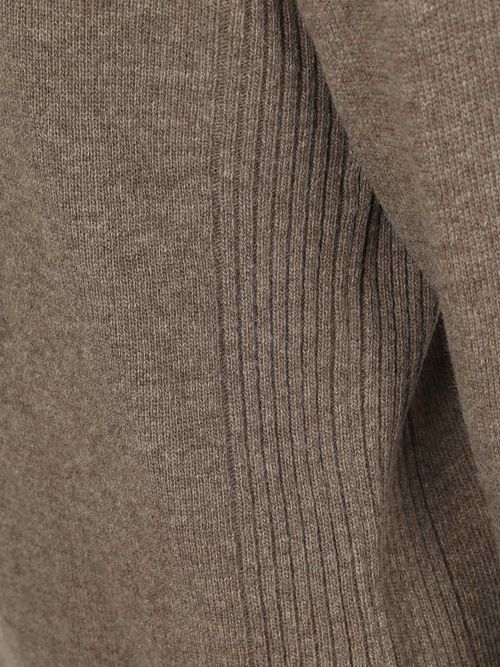 Barbour Halv Zip Trøje i Uld Taupe Product / Detail