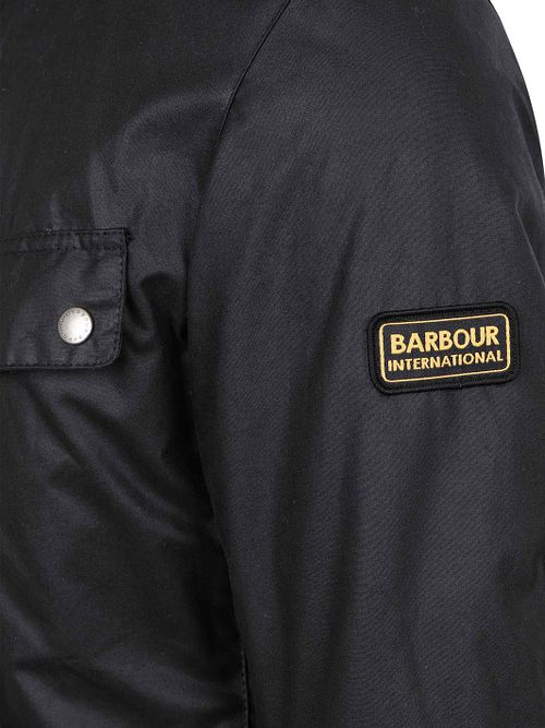 Barbour International Duke Wax Coat Noir