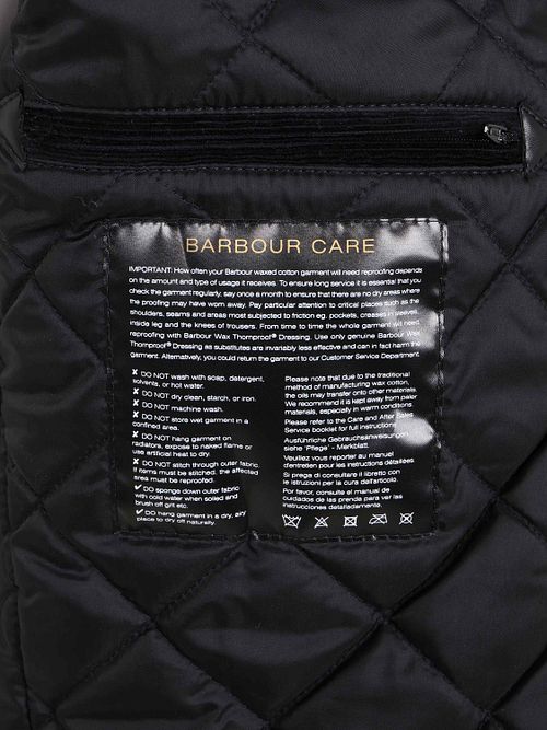 Barbour International Manteau Duke Noir