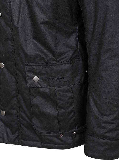 Barbour International Duke Wachsjacke Schwarz