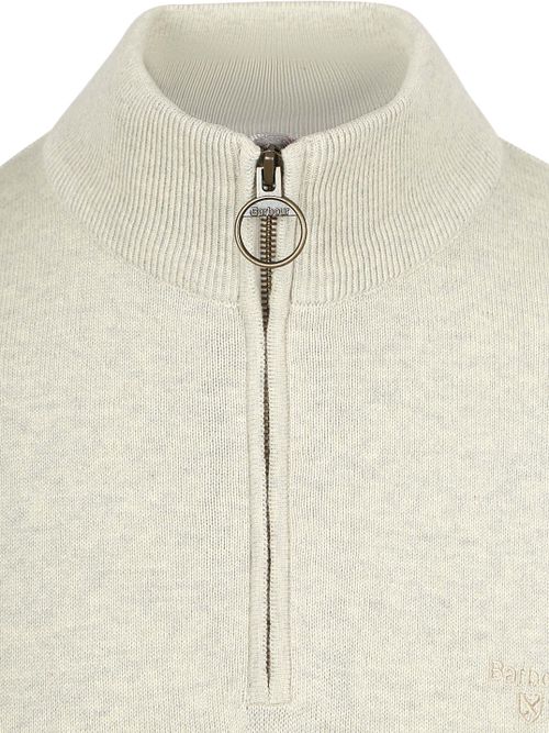 Barbour Jersey Media Cremallera Greige Product / Detail