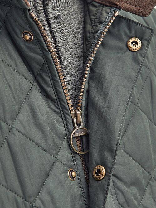 Barbour kamizelka New Lowerdale Gilet w kolorze szałwiowej zieleni Model / Detail