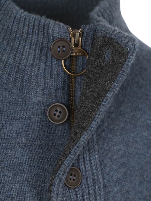 Barbour Mocker Genser Ull Indigo Product / Detail