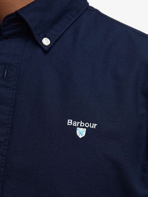 Barbour Oxtown Shirt Navy Model / Detail