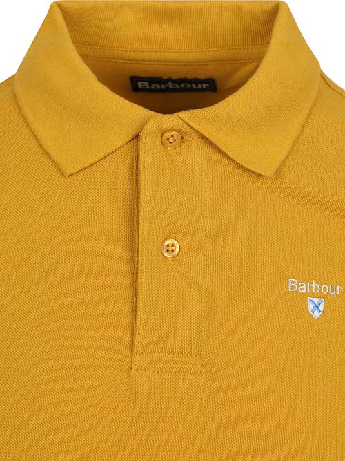 Barbour Pique poloshirt Ochre Gul Product / Detail