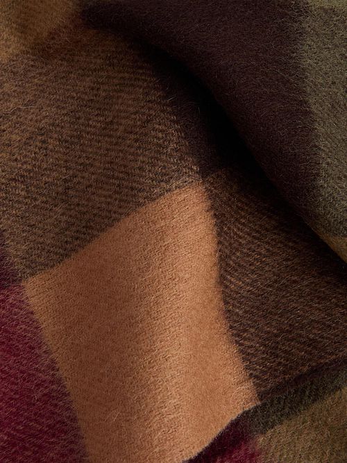 Barbour Schal Tattersall Rot Beige Product / Detail