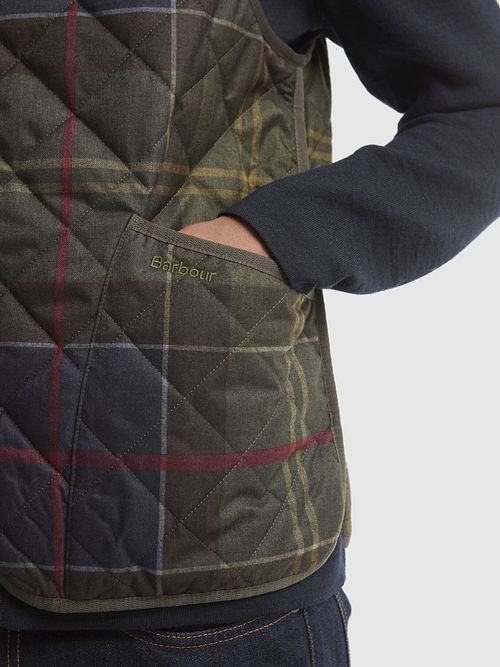 Barbour Icons Zip-In Quilted Liner Classic Tartan Product / Detail