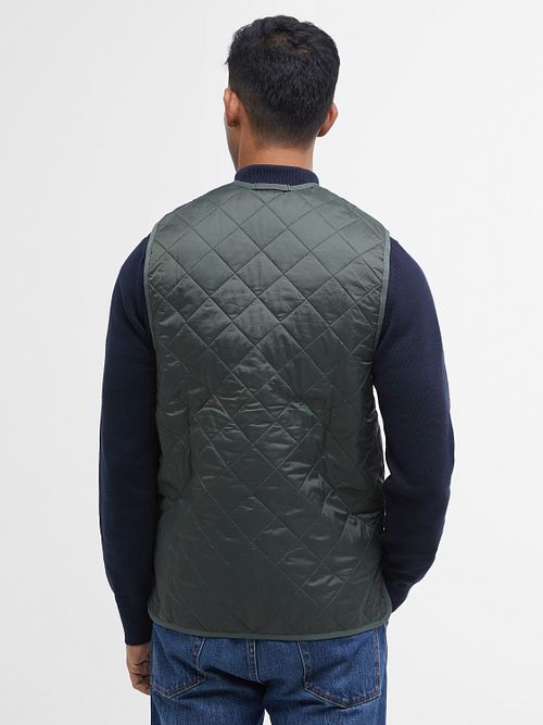 Barbour Voering Beaufort Olive Model / Achterkant