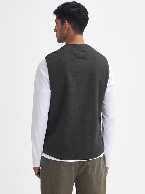 Barbour Voering Bedale Olijfgroen Model / Achterkant