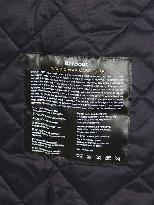 Barbour Wachsjacke Mac Navy Product / Detail