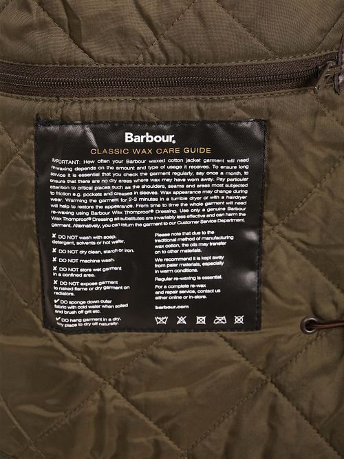 Barbour Wax Jacket Sapper Olive