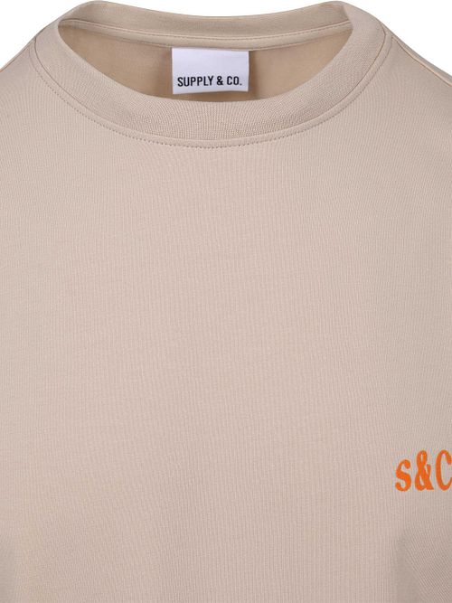 Supply & Co Camiseta Estampado Espalda Beige Product / Detail