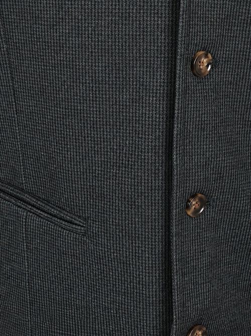 Suitable Gilet Kris Donkergroen