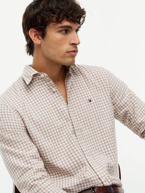 Tommy Hilfiger Flanell Hemd Karo Beige