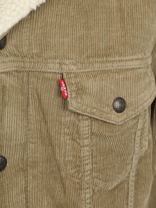 Levi's Sherpa Jas Corduroy Beige Product / Detail