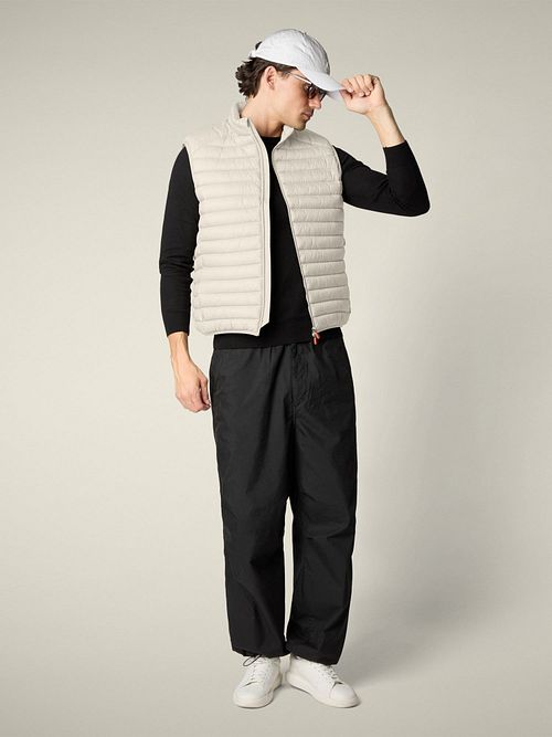 Save The Duck Bodywarmer Adam Lichtbeige Model / Voorkant