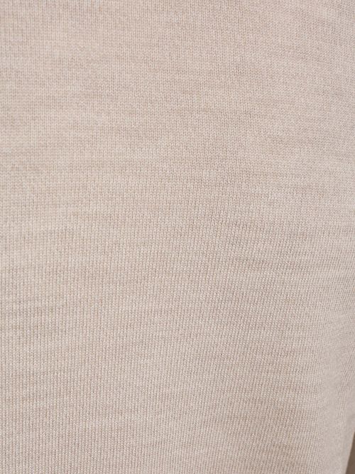 Profuomo Pullover Merino Wool Beige