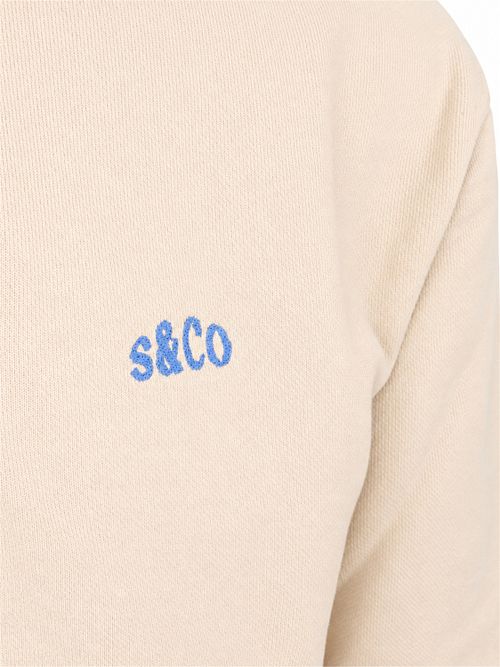 Supply & Co Sweat Polocollar Zip Aarav Brown
