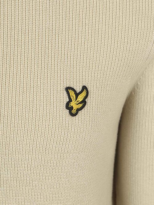 Pullover a coste Lyle & Scott Greige Product / Detail