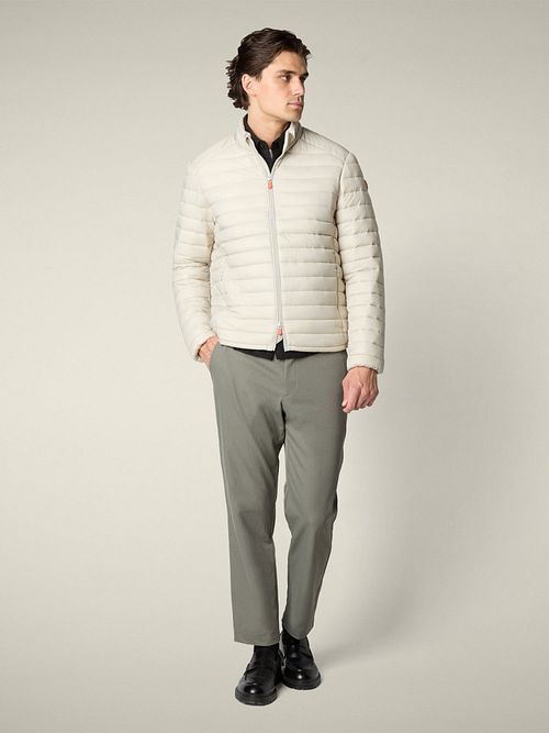 Save The Duck Jacke Alex Hellbeige Model / Voorkant