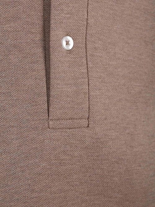 Suitable Polo Shirt MEL Pique Camel Product / Detail