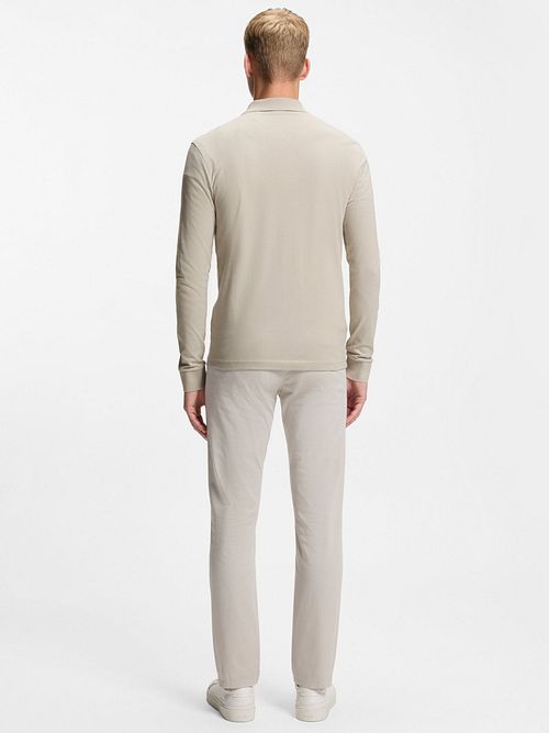 BOSS Passerby Poloshirt Ecru Model / Achterkant