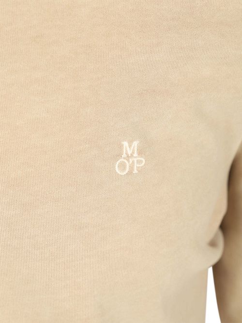 Marc O'Polo Longsleeve Poloshirt Beige Product / Detail