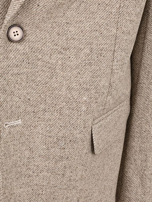 Steppin' Out Blazer Lammwolle Tweed Beige