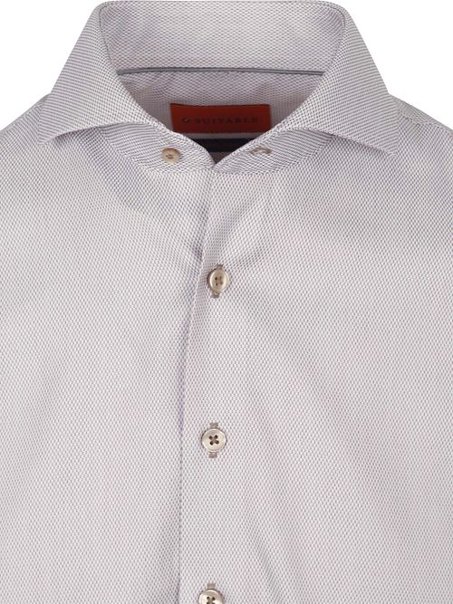 Suitable Shirt Jacquard Luxe Beige Product / Detail