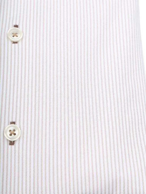 R2 Skjorte Strikket Stripes Beige