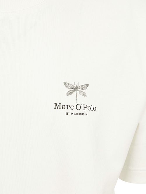 Marc O'Polo T-Shirt Backprint Wit
