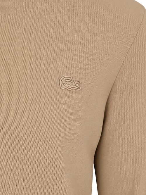 Lacoste Longsleeve Polotrøje Piqué Beige