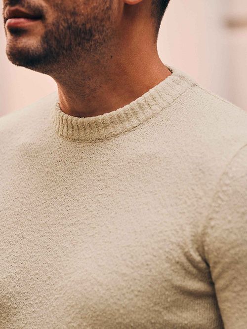 Suitable Pullover Bouclé Beige Model / Sfeerbeeld