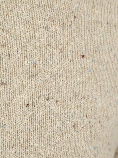 Suitable rullhalsad tröja Donegal Tweed Eco Wool Beige Product / Detail