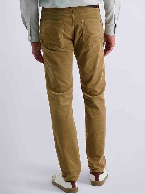 Pierre Cardin Jeans Lyon Corduroy Beige Model / Achterkant
