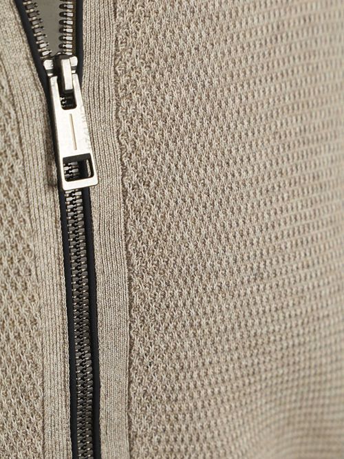 Casa Moda Strickjacke Zip Structure Beige Product / Detail