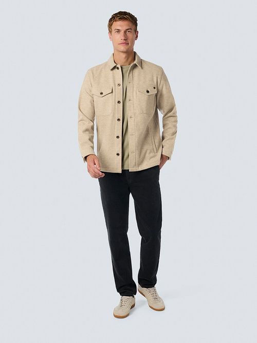 No Excess Überhemd Khaki Model / Voorkant