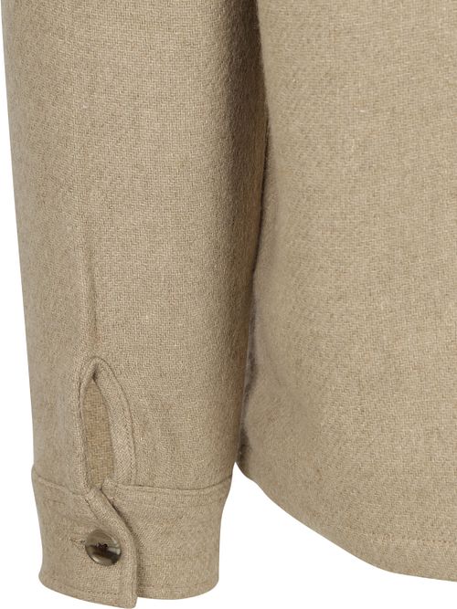 Beżowa overshirt Suitable z mieszanki wełny Product / Detail