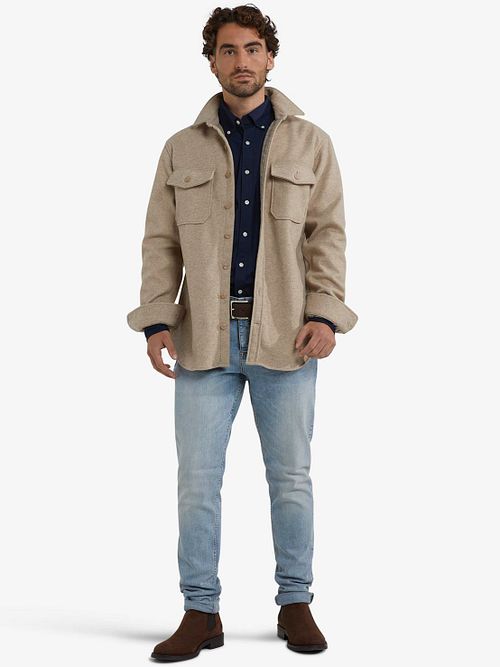 Koszula overshirt McGregor, beżowa Model / Voorkant