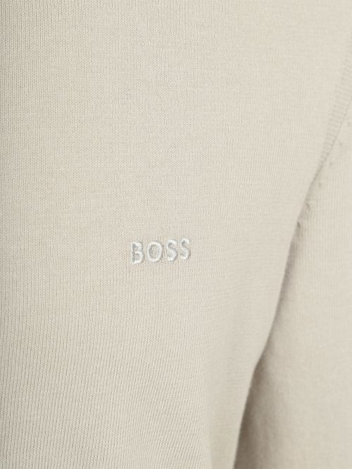 Koszulka polo BOSS Asac z długim rękawem w kolorze ecru Product / Detail