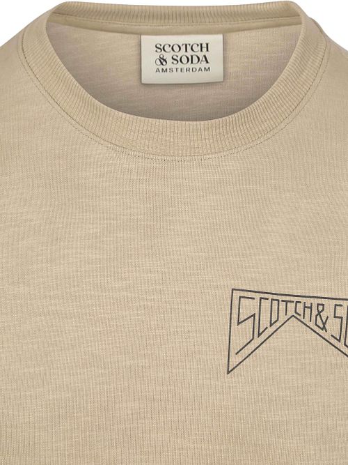 Beżowy sweter Scotch and Soda z logo Product / Detail