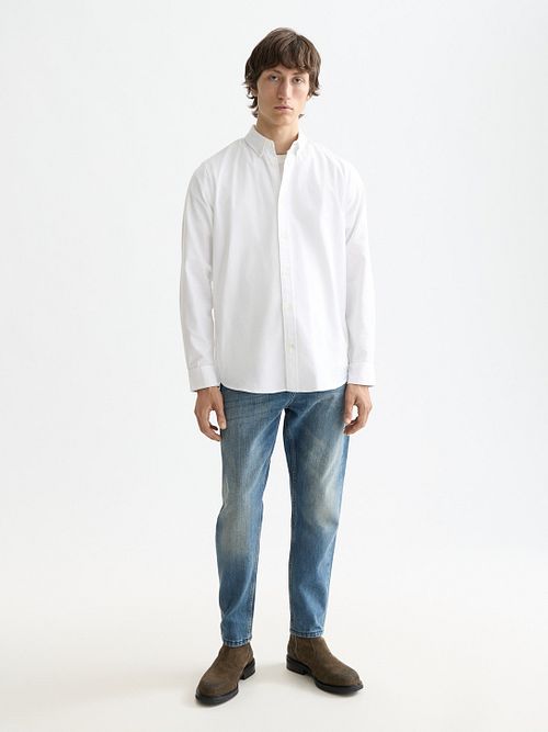 Scotch and Soda Core Oxford Koszula biała Model / Voorkant