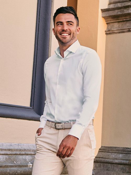 Suitable Biała koszula Slim Fit DR-01 Model / Sfeerbeeld