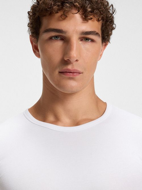 BOSS T-Shirt Modern 2-Pack Bianco Model / Detail