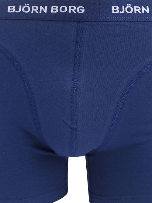 Björn Borg Boxershorts Cotton Stretch 5-pack Blauw Grijs Product / Detail