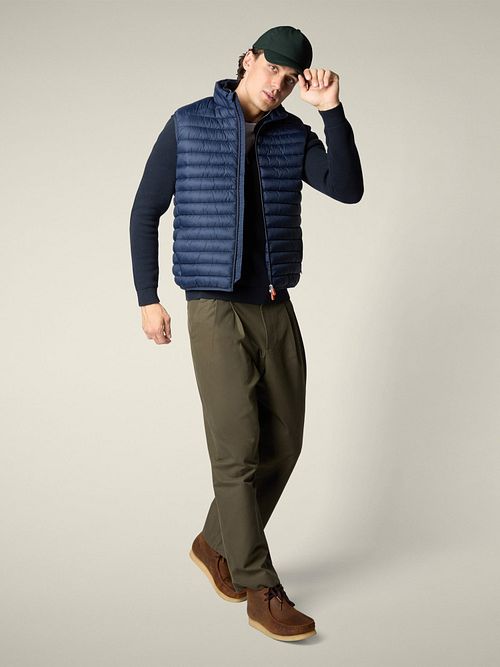 Save The Duck Vest Adam Navy Model / Voorkant