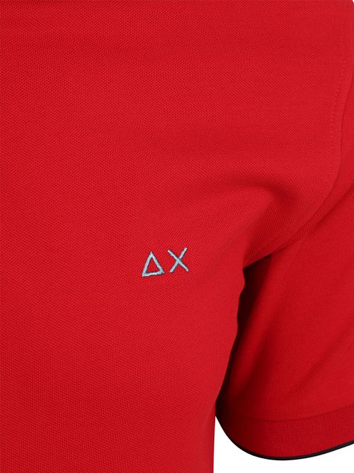 Sun68 Pikétröja Smårandig Röd Product / Detail