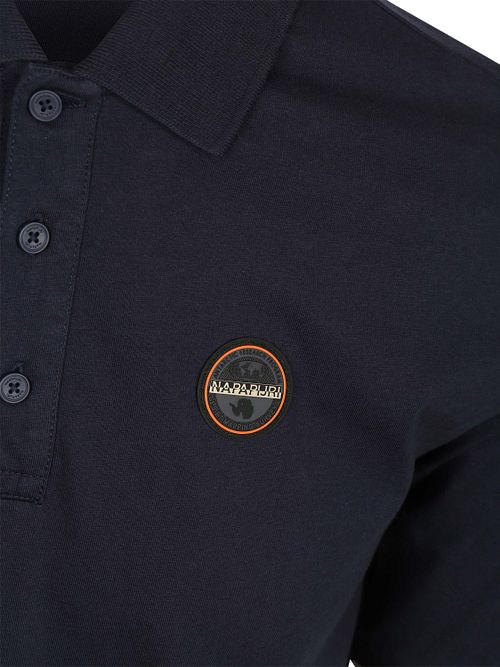 Napapijri E-Badge Polo Marinblå Product / Detail