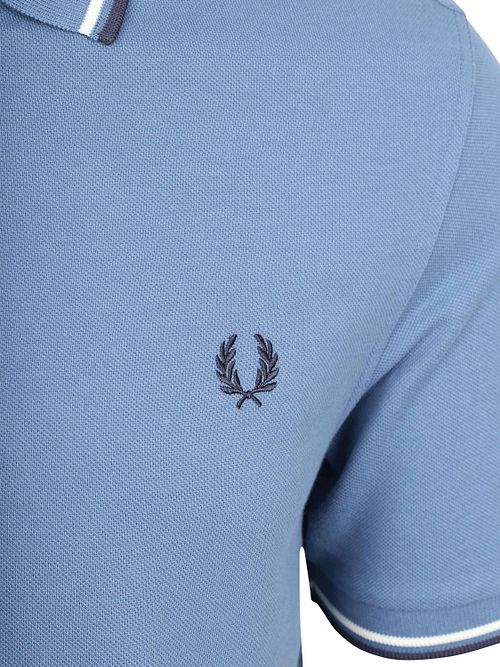 Fred Perry Polo Twin Tipped M3600 Blå 89A Product / Detail