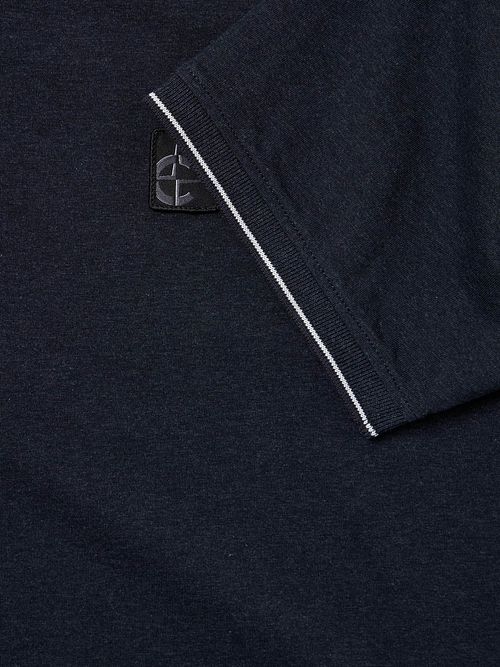 CASAMODA Polo Jersey Tipping Marinblå Product / Detail